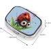 Ladybug Print 2 Compartment Pill Case - Cute Travel Pill Organizer for Purse & Pocket Gifts - Buy Online on GoSupps.com