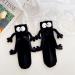 JHIALG Magnetic Suction 3D Couple Socks - Unisex Mid-Tube Cute Holding Hands Design - Black - Buy Online on GoSupps.com