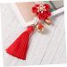 ABOOFAN 2 Pairs Chinese Style Hairpins Tassel Hair Clips Hair Clips for Girls Girl Hair Clips Japanese-style Hairpin Kids Hairpin for New Year Hair Clip for Han Chinese Clothing Bow Tie - Buy Online on GoSupps.com
