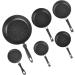 Angelluck Nonstick Frying Pans Flat Bottom Pans Omelette Pans Durable Cooking Pots Cookware Kitchen Eggs Steak Skillets Kitchenware Nonstick Frying Pans Kitchen Utensils Ceramics Coating Pans 18cm - Buy Online on GoSupps.com