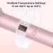 Thermal Ceramic Ionic Hot Brush with LCD Display - 10 Temps, 120-210 Heated Round Brush for Volumizing, Curling, Straightening - Dual Voltage Travel Styling Tool, 38mm Pink - Buy Online on GoSupps.com