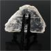 Natural Selenite Crystal White Transparent Slice Irregular Shaped with Black Stand Minerals Specimen Reiki Home Decor (Color : Selenite Slice Size : 150-200g) 150-200g Selenite Slice - Buy Online on GoSupps.com
