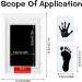 RosewineC Baby Handprint and Footprint Ink Kit - Safe Non-Toxic Imprint Cards for Family Keepsake (Black) - Buy Online on GoSupps.com