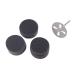 MZCMSL 150pcs Sandpaper Discs(80 150 240 Grits) and Metal Drill Bit  25mm Pedicure Sanding Disc Bit for Dead Skin Callus Electric Foot File