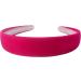 Topkids Accessories Velvet Alice Bands Luxury Headband Head Band Hairband Hair Band Adult Women Ladies Girls Kids Wedding Bride Fashion Aliceband Wonderland 2.5cm 1" Thick Wide (Hot Pink) - Buy Online on GoSupps.com
