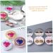 Solustre Ceramic Contact Lens Container & Toothbrush Holder - Portable Diamond Travel Case with Mirror Film - Ideal Eye Storage Solution - Buy Online on GoSupps.com