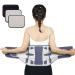 Back Support Brace | Lumbar Traction Device Waist Lumbar Lower Back Support Belt for Women Men Back Reliever Spinal Belt Back Relief Strap Blue O