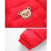 JiAmy Baby Snowsuit Hooded Romper | Cartoon Bear Winter Outfit | Red | 3-6 Months - Buy Online on GoSupps.com