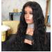 BGHJUE Black Curly Anime Wig - High Temperature Soft Hair for Halloween Fashion | Long Air Volume Hair - Buy Online on GoSupps.com