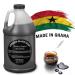 Aroma Depot Raw African Black Soap 1/2 Gallon - 100% Natural for Acne, Eczema, Psoriasis - Handmade from Ghana - Buy Online on GoSupps.com