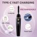 Heated Eyelash Curler - Type C Rechargeable Electric Lash Curler for Long-Lasting Curls | Natural Makeup Tool with Comb | Shop Worldwide Shipping - Buy Online on GoSupps.com