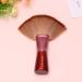 POPETPOP Powder Brush Fan Highlighter Brush Face Powder Hair Brush Makeup Foundation Brush Large Neck Duster Brush Cosmetics Brush Hair Cutting Brush Miss Headband Mineral Wooden 20x4x16cm Brown - Buy Online on GoSupps.com