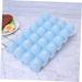 Hemoton Egg Holder Organizer Box Straw Stacked Grids for Refrigerator Storage Holder Egg Breakage-proof Thicken Wheat Blue Blue 29*19CM - Buy Online on GoSupps.com