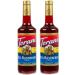 Torani Red Raspberry Flavour Syrup 750ml bottle 2 Pack dark red