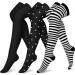 Cheeroyal 3 pair of knee-high compression stockings for women and men knee-high copper compression stockings for running cycling medicine sports nurse S-M WQH143-3