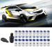 Buy M12 X P1.5 Car Racing Lug Wheel Nuts - Blue Screw for Honda Aftermarket Wheels | Shop Internationally - Buy Online on GoSupps.com