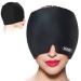 Migraine Relief Cap  Advanced Headache Hat for Migraine Ice Head Wrap Cold Compress for Puffy Eyes  Tension  Reusable Headache Relief Cap for Sinus and Stress Relief