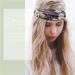 Gangel Boho Floral Printed Wide Headbands - Pack of 3 | Vintage Hair Accessories for Women and Girls - Buy Online on GoSupps.com