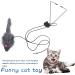 Interactive Hanging Retractable Cat Mouse Toy | Fun Door Bouncing Mouse Toy for Cats | Plush Mice Play Supplies - Buy Online on GoSupps.com