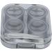 Buy Dewin Portable Contact Lens Container Set - Transparent Storage with Twilight Pencil Connection for Women & Girls (Gray) | International Shipping Available - Buy Online on GoSupps.com