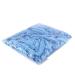 AKOAK 100Pcs / set Transparent Waterproof Shower Cap Dyed Hair Cap Adult Disposable Stretch Shower Cap (blue)