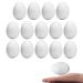 Crafare 3.15 Inch 15 Pack White Craft Foam Eggs Smooth for Spring Easter Christmas Holiday Crafts Making Handmade DIY Painting School Projects