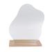 1pc Irregular Makeup Mirror Desktop Makeup Mirror Women Vanity Mirror (Silver) for Home/Wall/Room Decor