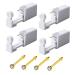 Nose Piercing Kit Gold Color 20G Nose Stud Disposable Self Ear Nose Piercing Kit Safety Painless Body Piercing Kit Tool 2 Pack
