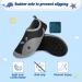 Kids Beach Swim Shoes | Non-Slip Aqua Socks for Boys & Girls | Quick Dry Barefoot Water Shoes - Whale Design | 7/7.5 UK Child Size | Black Gray - Buy Online on GoSupps.com