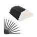 Lip brush disposable 200 pack of lipstick brush - Weddhuis disposable brush microbrush chopsticks eyelash applicator Micro Brush care set for Halloween Christmas black