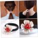 Beatifufu Hair Accessories Hair Rope Flowers Ponytail Holder Flower Hair Tie Multi- Premium Hair Scrunchies Women Hair Scrunchie Miss Synthetic Shell Flower Resin Jiangnan Christmas - Buy Online on GoSupps.com