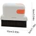 Hard Bristle Crevice Cleaning Brush - Toilet Scrub Brush | Hard Bristle Crevice Cleaning Brush Grout Dustpan Cleaner Brush for Shower Tile Bathroom Orange1 - Buy Online on GoSupps.com