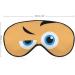 Kawaii Cartoon Face Expression Sleep Mask - Adjustable Super-Smooth Blindfold for Men and Women - Ideal for Travel and Naps - Buy Online on GoSupps.com