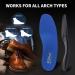 PCSSole Arch Support Leather Insoles | Premium Breathable Orthopedic Inserts for Flat Feet & Plantar Fasciitis | Thin Comfort Footbeds for Men & Women | EU38-39 - Buy Online on GoSupps.com