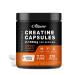 Pure Creatine Monohydrate Capsules for Muscle Mass Strength 270pcs White