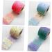 Hemoton 2pcs Lace Fabric Lace Trim Tulle Ribbon Sheer Ribbon Tutu Ribbon Gauze Ribbon Skirt Spool Purplex2pcs 6x6x6cmx2pcs - Buy Online on GoSupps.com