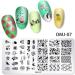 Fidgetfidget Christmas Nail Stamp Template - Christmas Tree & Butterfly Design Manicure Art Plate OM-J 06 | International Shipping Available - Buy Online on GoSupps.com