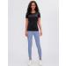 Luyaa Women's Long Sleeve Workout Top | Breathable Athletic Shirt for Yoga & Gym | Slim Fit Black XS - Buy Online on GoSupps.com