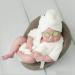 Ruspela Baby Costume & Bathrobe Set | Newborn Photography Props | Soft Bath Towel for 0-1 Month - Rose - Buy Online on GoSupps.com