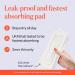 Bamboo Incontinence Pads for Medium Leaks - Ultra Thin & Biodegradable - 24 Count - Buy Online on GoSupps.com