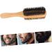 Beavorty Double-Sided Beard Brush & Cosmetics Kit | Men's Grooming Set | European Beech Comb Gift for Men | 23x5.8x4.5cm - Buy Online on GoSupps.com