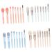 BIUDECO 8pcs Cosmetics Brush Eyeshadow Makeup Facial Kit Makeup Brushes Face Powder Brushes Blue