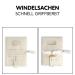 Hauck Diaper Bag with Wrap Pad Change | Beige Baby Changing Organizer for Strollers | Wipeable & Portable Changing Bag - Buy Online on GoSupps.com