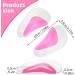 SIBBA 6 PCs Gel Foot Vault Insole - Orthopedic Silicone Inserts for Plantar Fasciitis | Comfort High-Heel Support | 3 Pairs - Pink - Buy Online on GoSupps.com