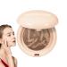YNPQTDS Baked Blush for Cheeks Highlighter Natural Light Lightening Makeup with Built-in Mirror for Sensitive Dry and Oily Skin Nose Shadows