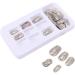 ENERRGECKO Natural False Nails Artificial Tip Manicure Phototherapy Nails Water Ripple Tablets Silver Gradient Color Nail Patch for Nail Art Salons and Home - Buy Online on GoSupps.com
