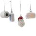 Holiday Ornament Survival Kit 2020 - Glass Santa Sanitizer Toilet Paper Ornaments - 3.0 Inches - Festive Decor for Unique Gifting - Go8127 - Buy Online on GoSupps.com