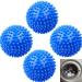 TSKDKIT 4 Pcs Reusable Dryer Tumble Balls Laundry Dryer Balls Durable Plastic Dryer Balls for Speeding Drying and Reducing Creases for Clothes