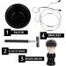4-Piece Beard Care Set: Traditional Razor Soaps Brush & Bowl - Perfect Gift for Men - Buy Online on GoSupps.com