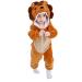 COOKY.D Unisex Winter Animal Hooded Baby Romper 3-36 Months 3-6 Months Brown